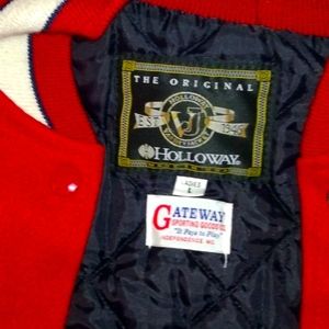 An original holloway varsity jacket